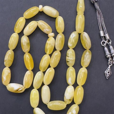 Kaliningrad Damla Kehribar Kapsül Tespih 7*14 (mm)