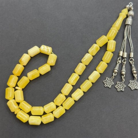 Kaliningrad Damla Kehribar Kapsül Tespih 7*10,5 (mm)