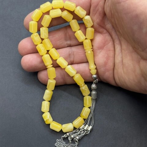 Kaliningrad Damla Kehribar Kapsül Tespih 7*10,5 (mm)