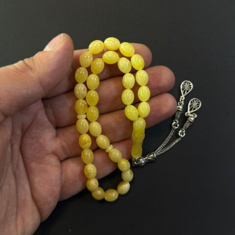 Kaliningrad Damla Kehribar Tespih 7*9 (mm)