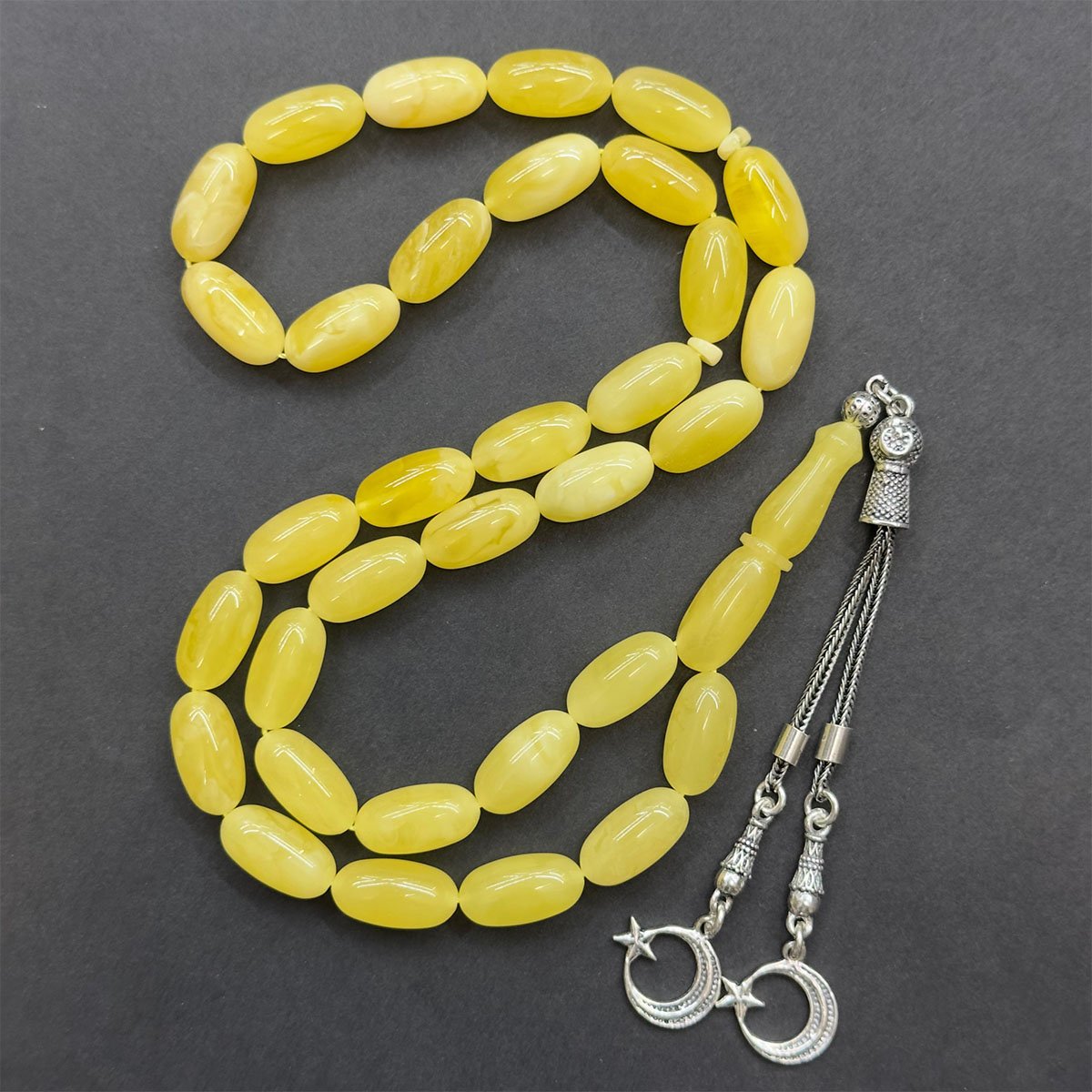 Kaliningrad Damla Kehribar Kapsül Tespih 7,5*14,5 (mm)