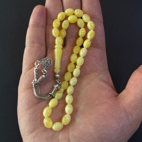 Kaliningrad Damla Kehribar Tespih 6,5*8,5 (mm)