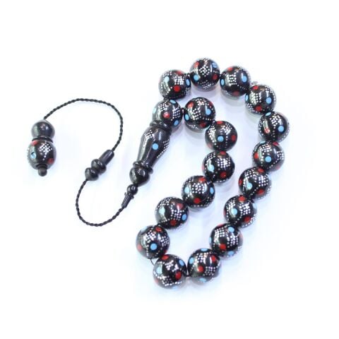 Alüminyum İşlemeli Maskot Kuka Tespih 13 (mm)