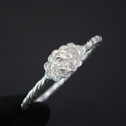 Gümüş El Yapımı Ara Telli Erzurum Burma Bilezik