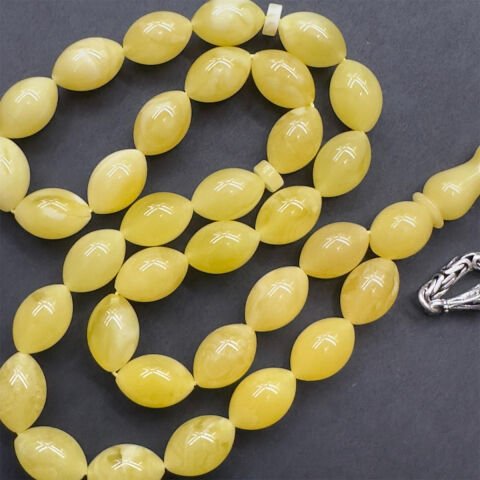 Kaliningrad Damla Kehribar Beyzi Tespih 8*12 (mm)