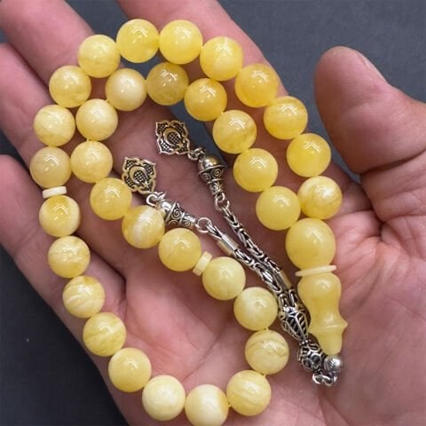 Kaliningrad Damla Kehribar Küre Tespih 10,5 (mm)