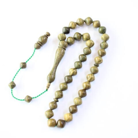 Yeşil Pelesenk İstanbul Kesim Tespih 9,5 (mm)