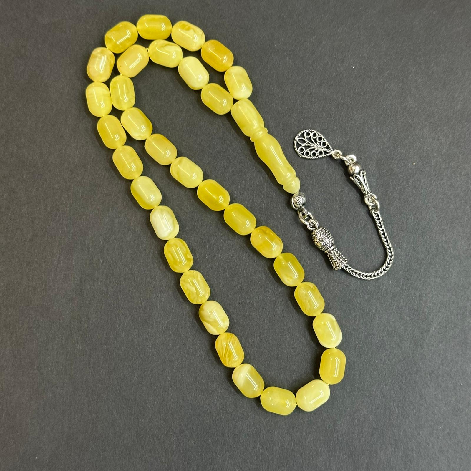 Kaliningrad Damla Kehribar Kapsül Tespih 6,5*9,5 (mm)