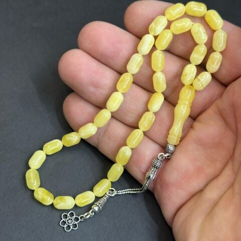 Kaliningrad Damla Kehribar Kapsül Tespih 5,5*9 (mm)