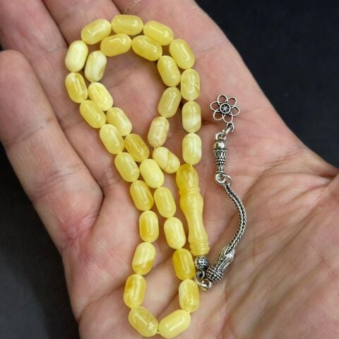 Kaliningrad Damla Kehribar Kapsül Tespih 5,5*9 (mm)