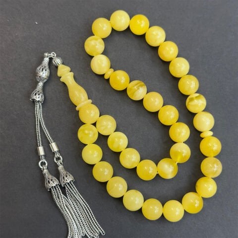 Kaliningrad Damla Kehribar Küre Tespih 9,5 (mm)