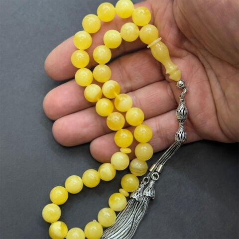 Kaliningrad Damla Kehribar Küre Tespih 9,5 (mm)