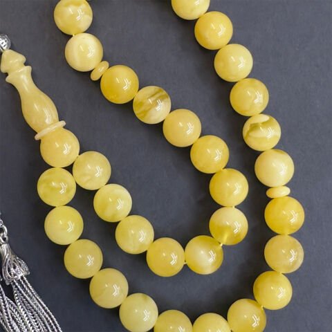 Kaliningrad Damla Kehribar Küre Tespih 9,5 (mm)