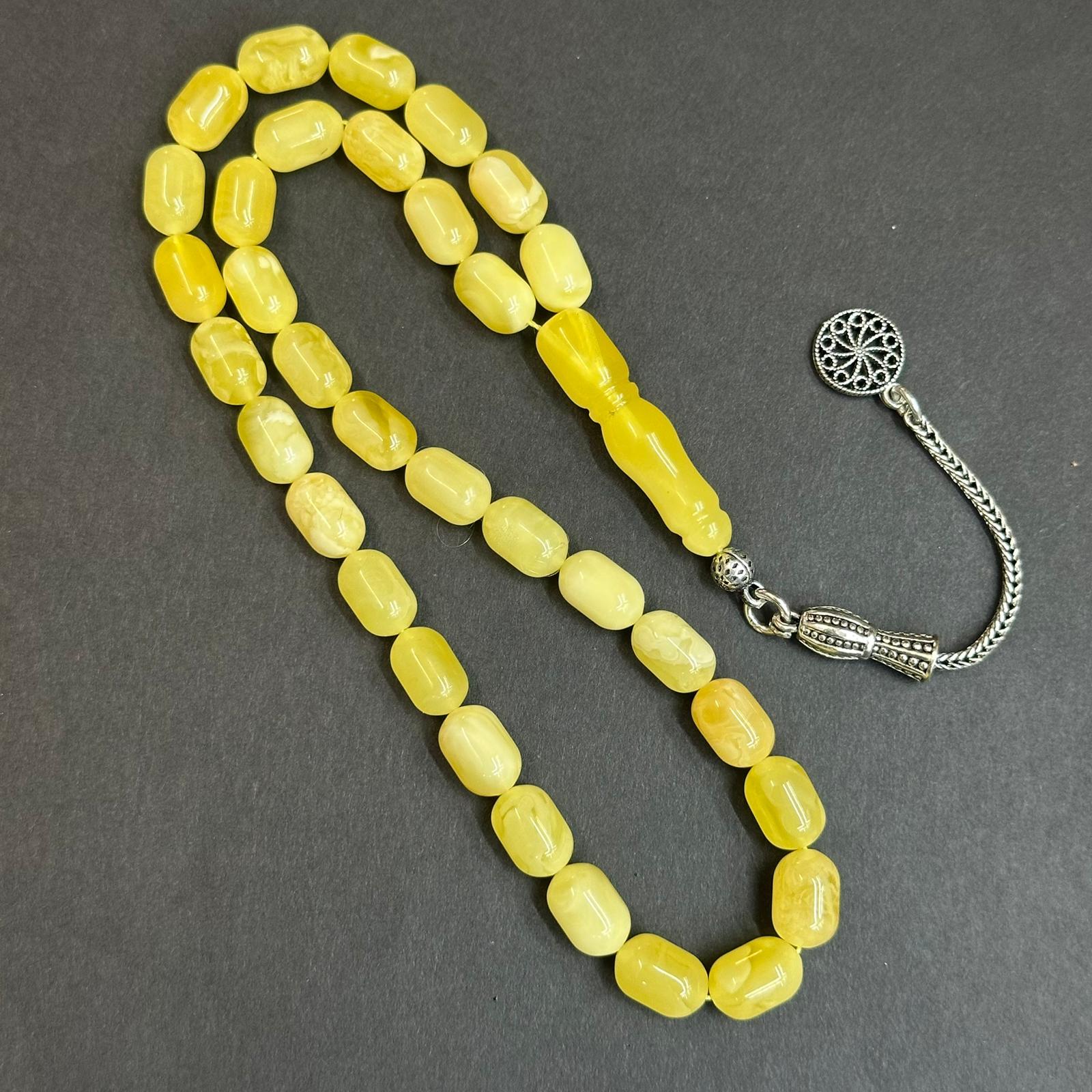 Kaliningrad Damla Kehribar Kapsül Tespih 6*9,5 (mm)