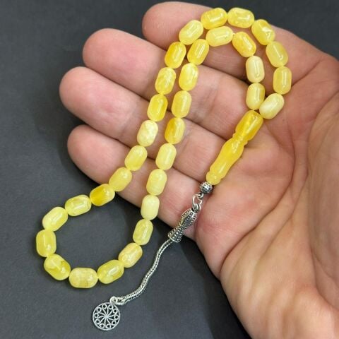 Kaliningrad Damla Kehribar Kapsül Tespih 6*9,5 (mm)