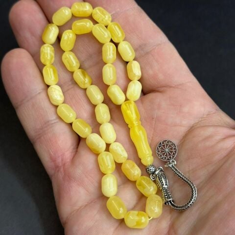 Kaliningrad Damla Kehribar Kapsül Tespih 6*9,5 (mm)