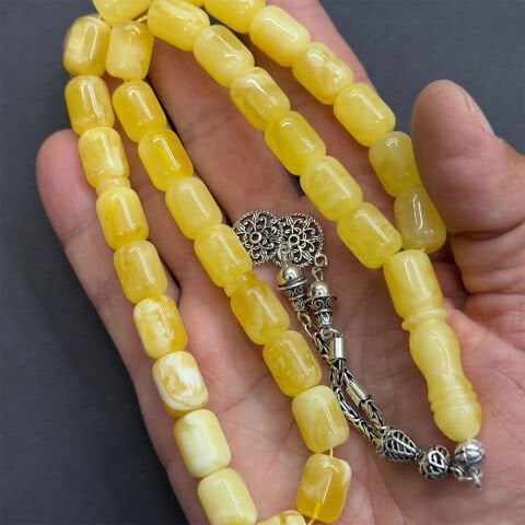 Kaliningrad Damla Kehribar Kapsül Tespih 10*13 (mm)