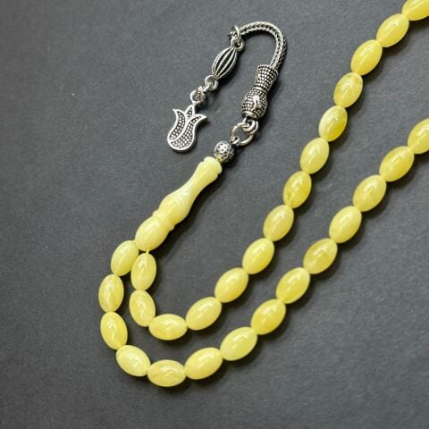 Kaliningrad Damla Kehribar Beyzi Tespih 5*8 (mm)