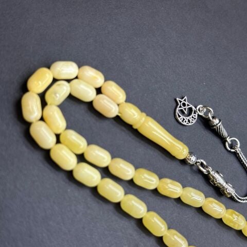 Kaliningrad Damla Kehribar Kapsül Tespih 5,5*9 (mm)