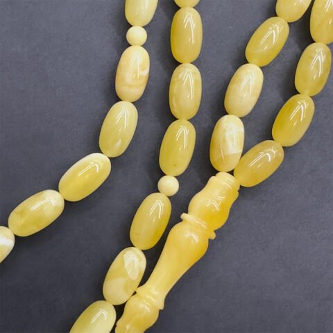 Kaliningrad Damla Kehribar Kapsül Tespih 8*14,5 (mm)