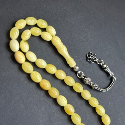 Kaliningrad Damla Kehribar Beyzi Tespih 6*8 (mm)