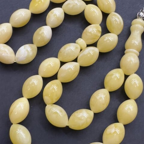 Kaliningrad Damla Kehribar Beyzi Tespih 8*11,5 (mm)