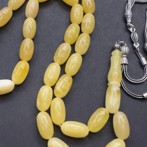 Kaliningrad Damla Kehribar Kapsül Tespih 8*14,5 (mm)