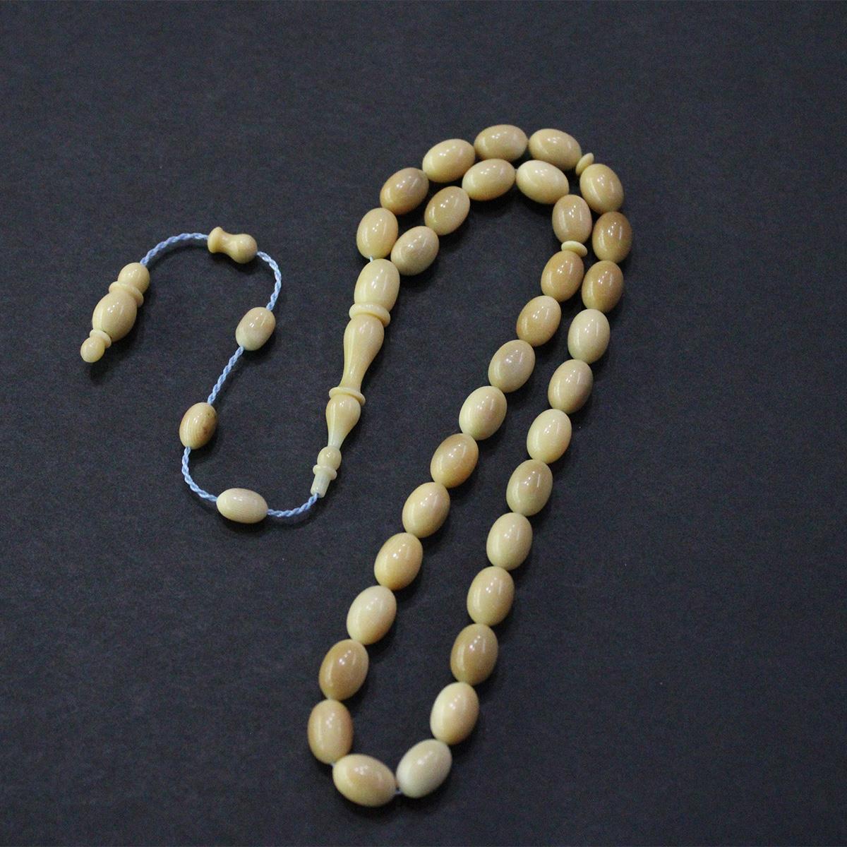 Kahve Narçıl Tespih Beyzi Kesim 7*10,5 (mm)