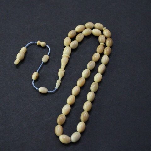 Kahve Narçıl Tespih Beyzi Kesim 7*10,5 (mm)