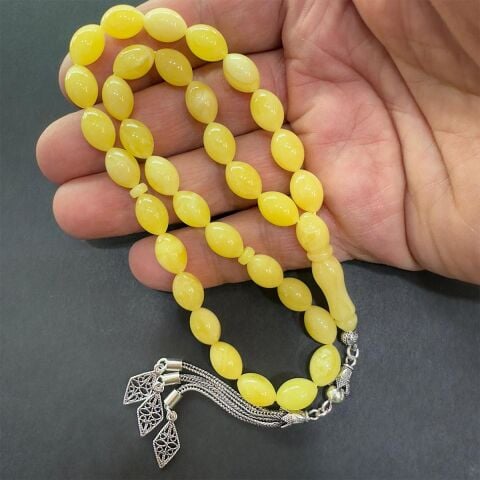 Kaliningrad Damla Kehribar Beyzi Tespih 7*10,5 (mm)