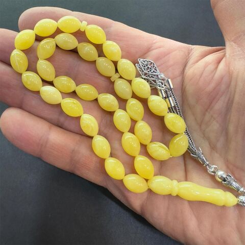 Kaliningrad Damla Kehribar Beyzi Tespih 7*10,5 (mm)