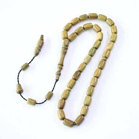 Yerli Atölye İşçiliği Yeşil Pelesenk Kapsül Tespih 7*10,5 (mm)