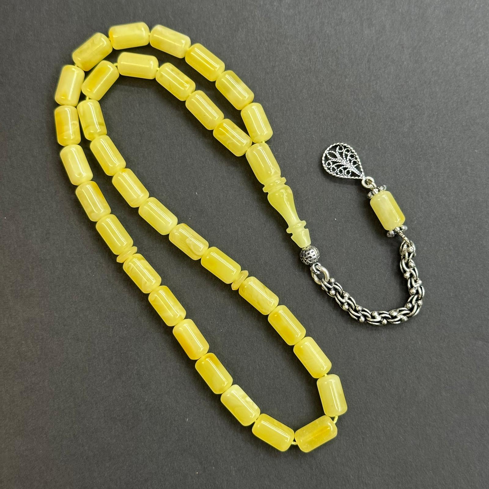 Kaliningrad Damla Kehribar Kapsül Tespih 5*9 (mm)