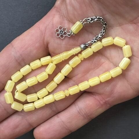 Kaliningrad Damla Kehribar Kapsül Tespih 5*7,5 (mm)