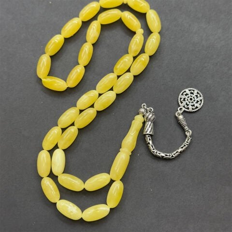 Kaliningrad Damla Kehribar Kapsül Tespih 7*14 (mm)