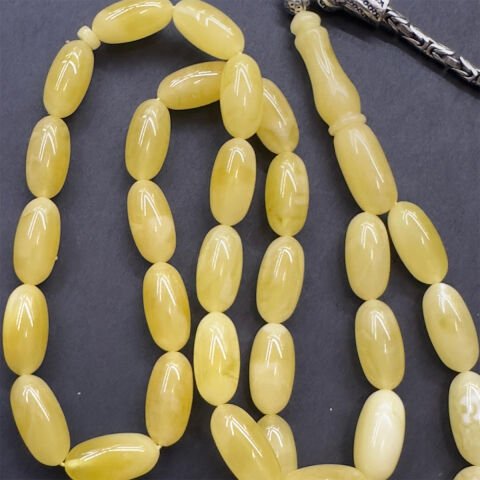 Kaliningrad Damla Kehribar Kapsül Tespih 7*14 (mm)