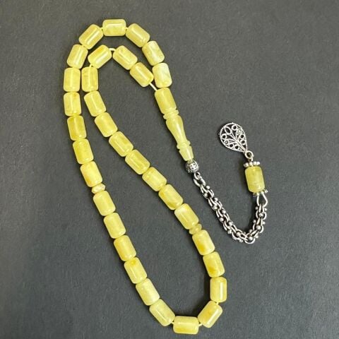 Kaliningrad Damla Kehribar Kapsül Tespih 5*7,5 (mm)-1