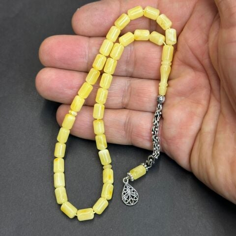 Kaliningrad Damla Kehribar Kapsül Tespih 5*7,5 (mm)-1