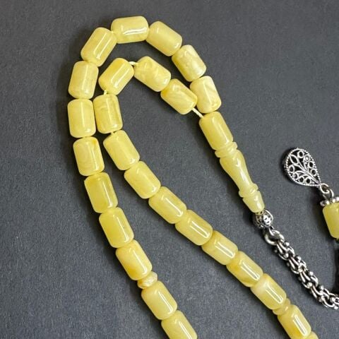 Kaliningrad Damla Kehribar Kapsül Tespih 5*7,5 (mm)-1