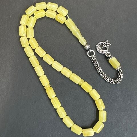 Kaliningrad Damla Kehribar Kapsül Tespih 5*7,5 (mm)-2