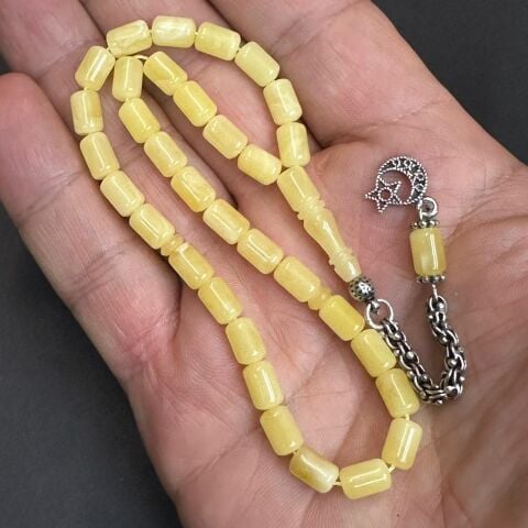 Kaliningrad Damla Kehribar Kapsül Tespih 5*7,5 (mm)-2