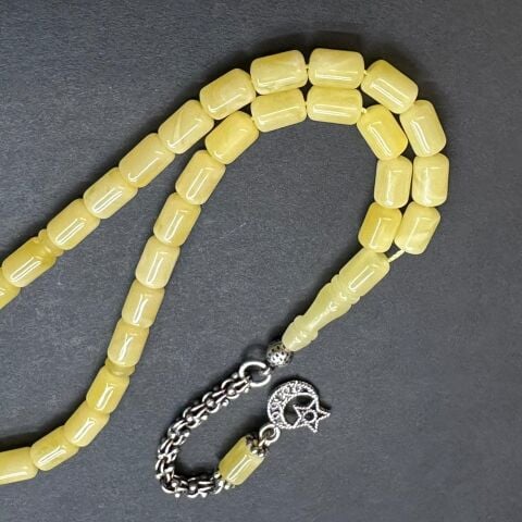 Kaliningrad Damla Kehribar Kapsül Tespih 5*7,5 (mm)-2