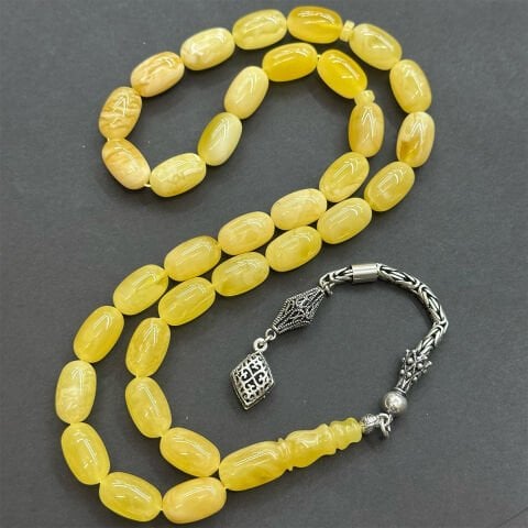 Kaliningrad Damla Kehribar Kapsül Tespih 9*15 (mm)