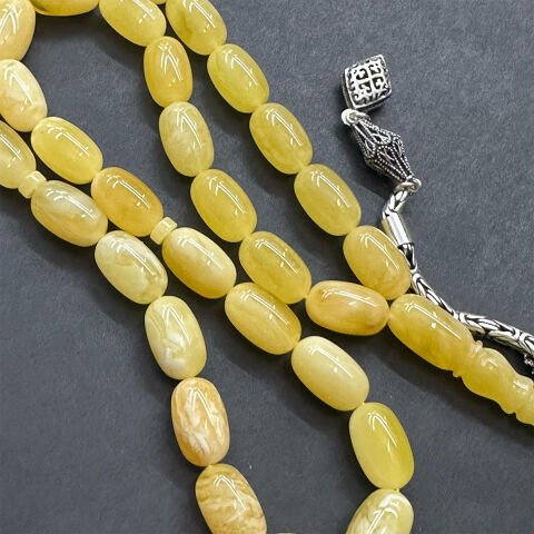 Kaliningrad Damla Kehribar Kapsül Tespih 9*15 (mm)