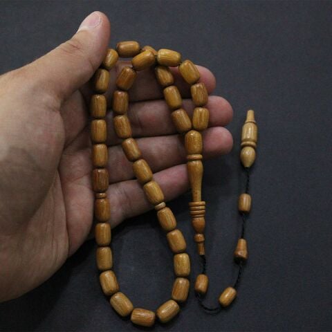 Yerli Atölye İşçiliği Portakal Ağacı Tespih 8*11,5 (mm)
