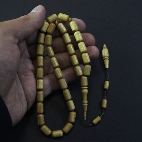 Yerli Atölye İşçiliği Limon Ağacı Tespih 6,5*11 (mm)