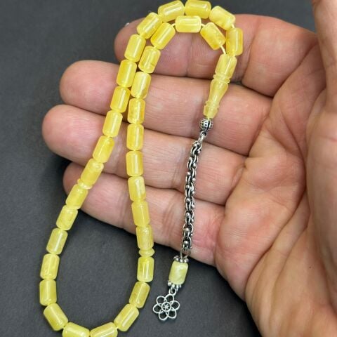 Kaliningrad Damla Kehribar Kapsül Tespih 5*7,5 (mm)-3