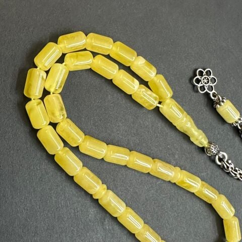 Kaliningrad Damla Kehribar Kapsül Tespih 5*7,5 (mm)-3