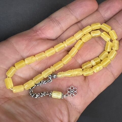 Kaliningrad Damla Kehribar Kapsül Tespih 5*7,5 (mm)-3