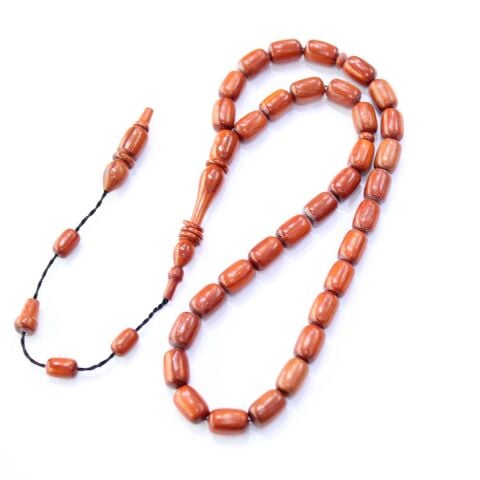 Yerli Atölye İşçiliği Kan Ağacı Tespih 7*10,5 (mm)